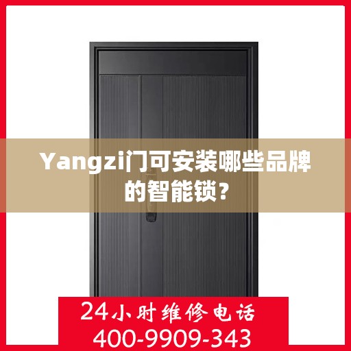 Yangzi门可安装哪些品牌的智能锁？