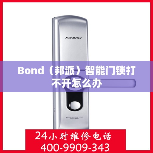 Bond（邦派）智能门锁打不开怎么办