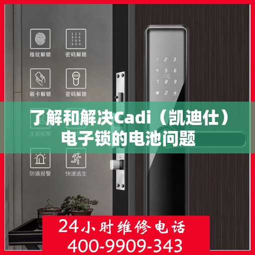 了解和解决Cadi（凯迪仕）电子锁的电池问题