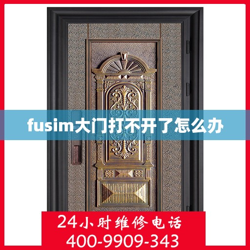 fusim大门打不开了怎么办