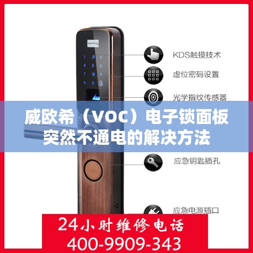 威欧希（VOC）电子锁面板突然不通电的解决方法