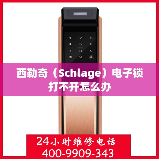 西勒奇（Schlage）电子锁打不开怎么办