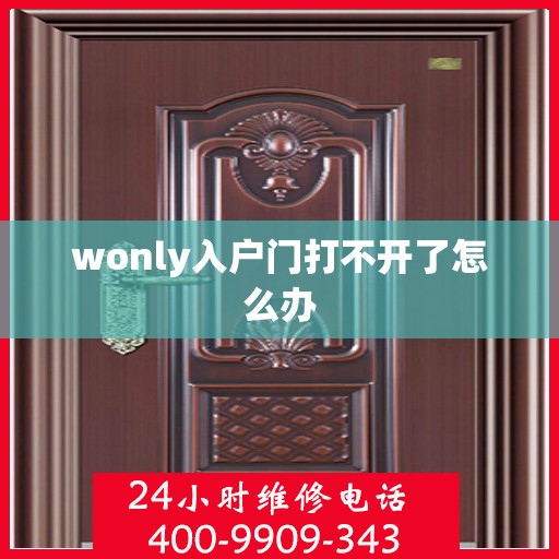 wonly入户门打不开了怎么办