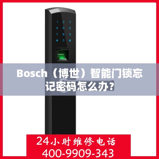 Bosch（博世）智能门锁忘记密码怎么办？